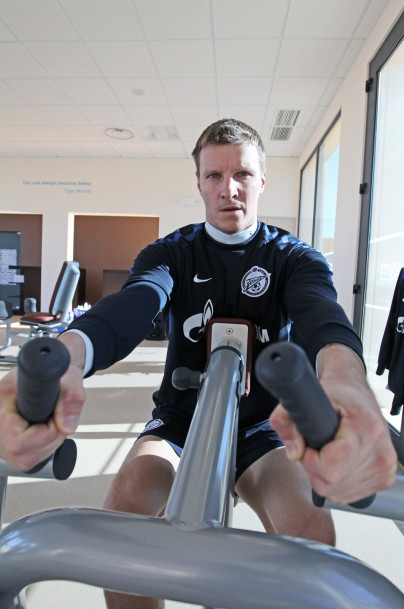 Третий сбор «Зенита» в Лагуше: занятия в тренажерном зале