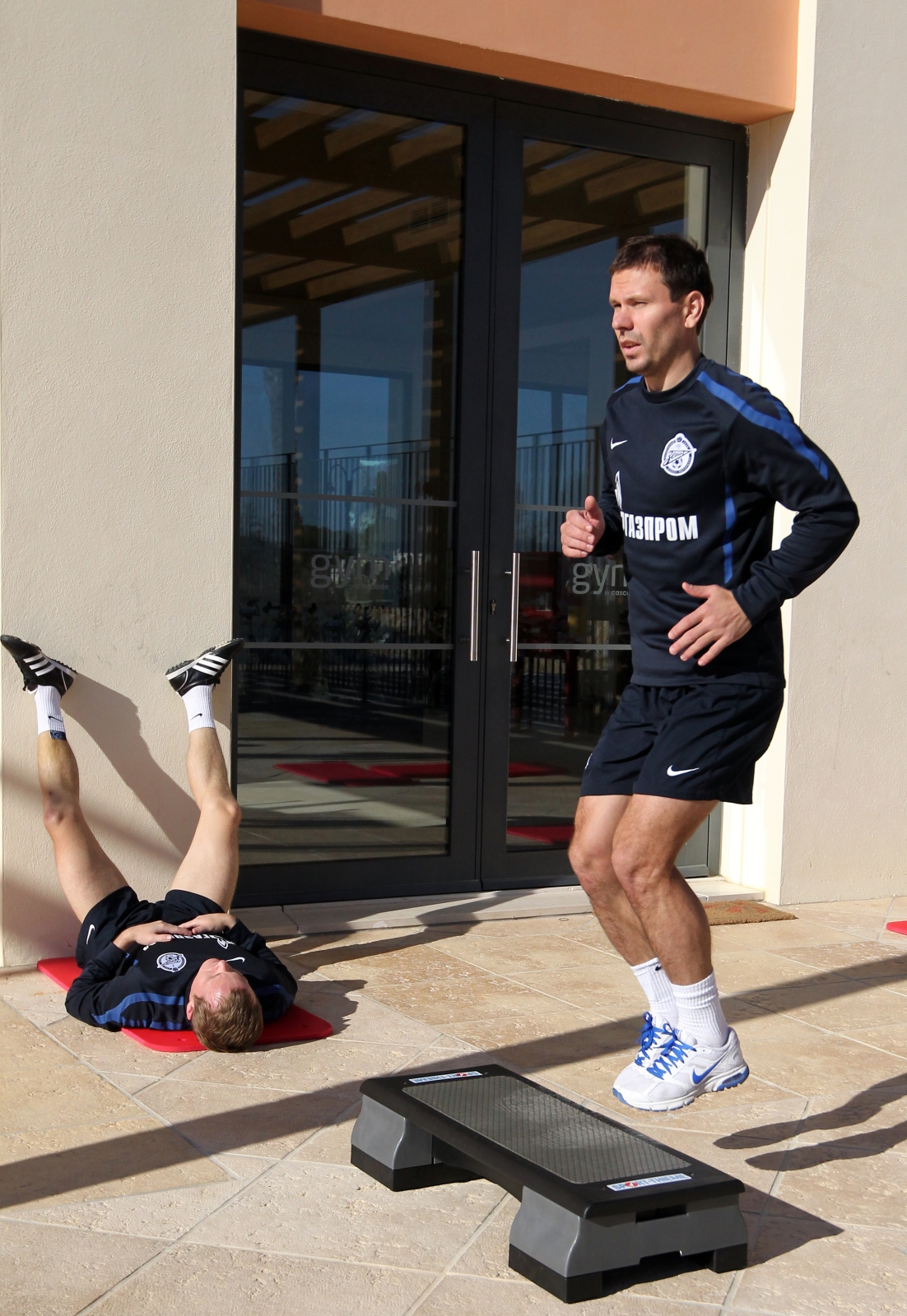 Третий сбор «Зенита» в Лагуше: занятия в тренажерном зале