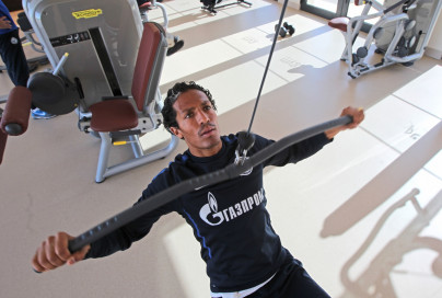 Третий сбор «Зенита» в Лагуше: занятия в тренажерном зале