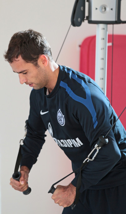 Третий сбор «Зенита» в Лагуше: занятия в тренажерном зале