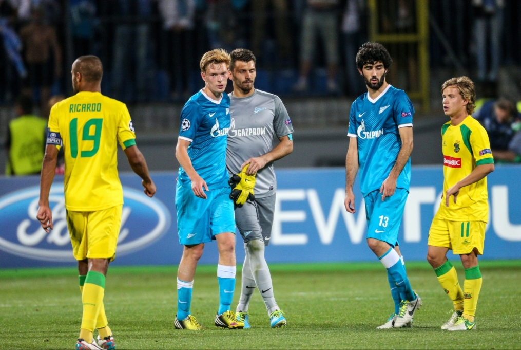 Лига чемпионов УЕФА 2013/2014, «Зенит» — «Пасуш де Феррейра».