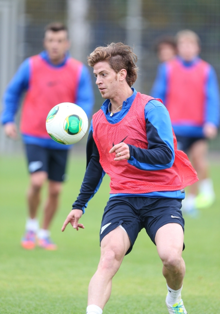 Тренировка «Зенита» перед матчем «Зенит» — «Спартак»