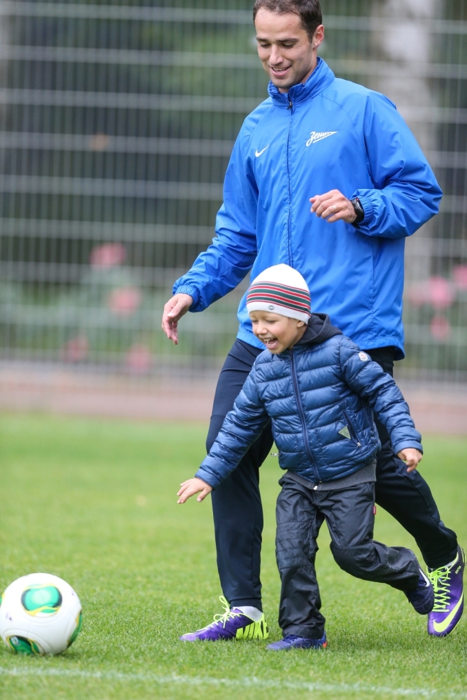 Тренировка «Зенита» перед матчем «Зенит» — «Спартак»