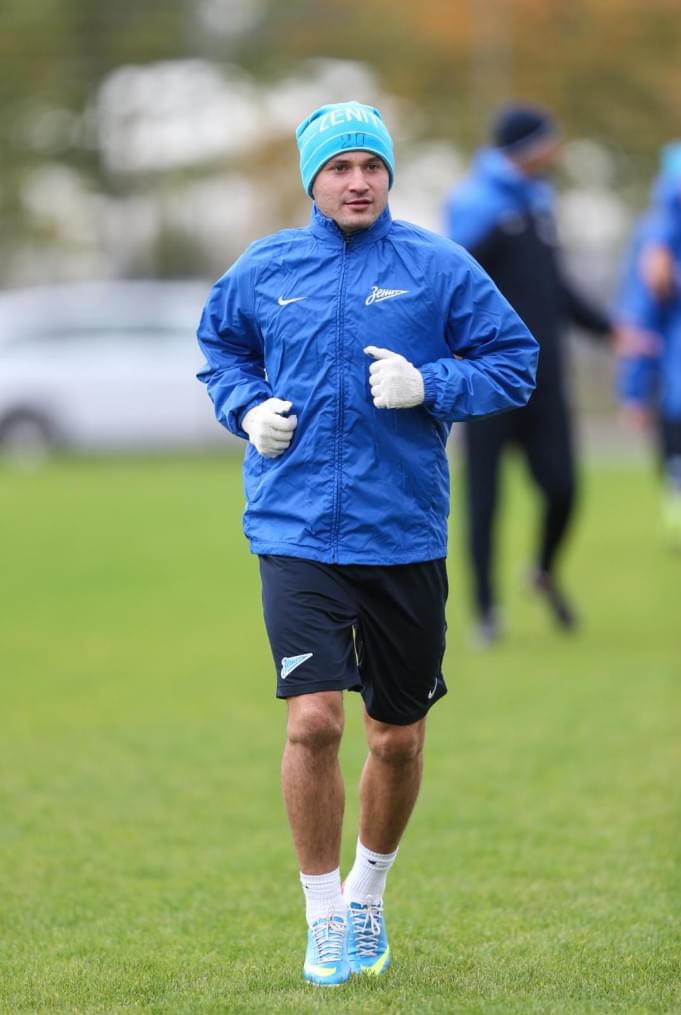 Тренировка «Зенита» перед матчем «Зенит» — «Спартак»