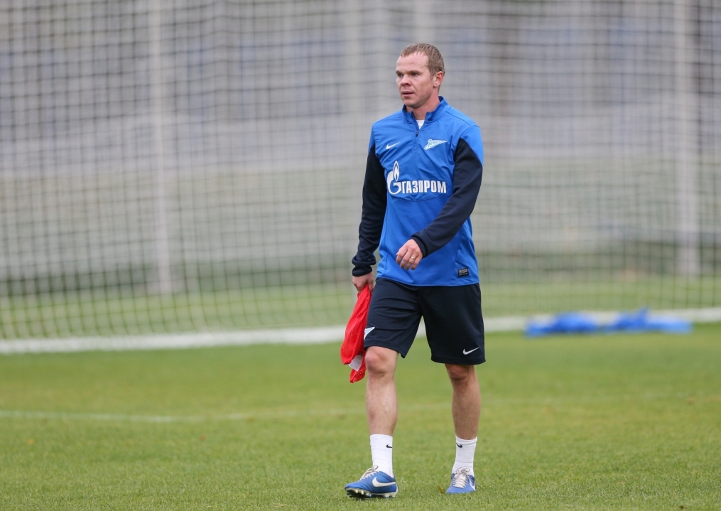 Тренировка «Зенита» перед матчем «Зенит» — «Спартак»