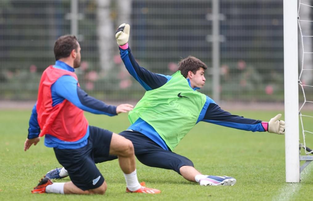 Тренировка «Зенита» перед матчем «Зенит» — «Спартак»