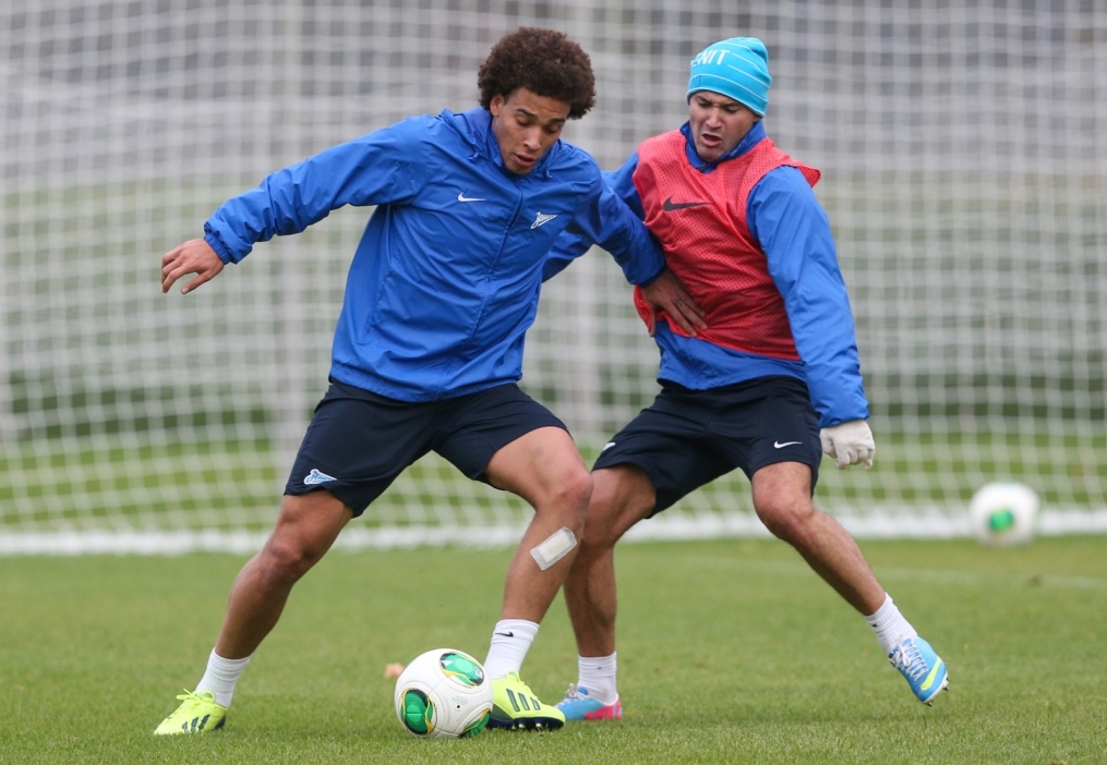 Тренировка «Зенита» перед матчем «Зенит» — «Спартак»