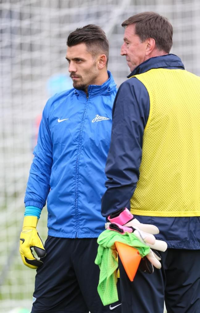 Тренировка «Зенита» перед матчем «Зенит» — «Спартак»