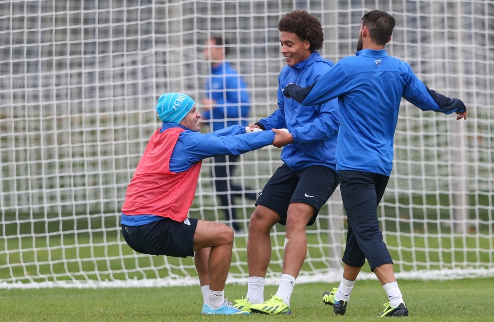 Тренировка «Зенита» перед матчем «Зенит» — «Спартак»