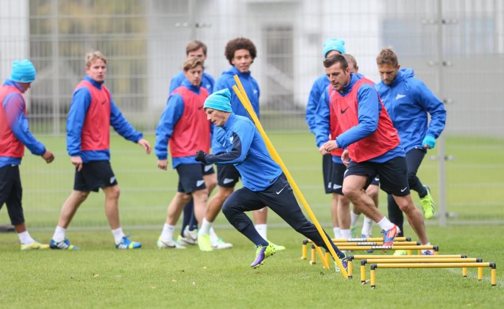 Тренировка «Зенита» перед матчем «Зенит» — «Спартак»