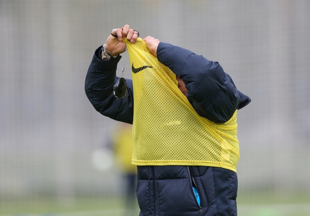 Тренировка «Зенита» перед матчем «Зенит» — «Спартак»