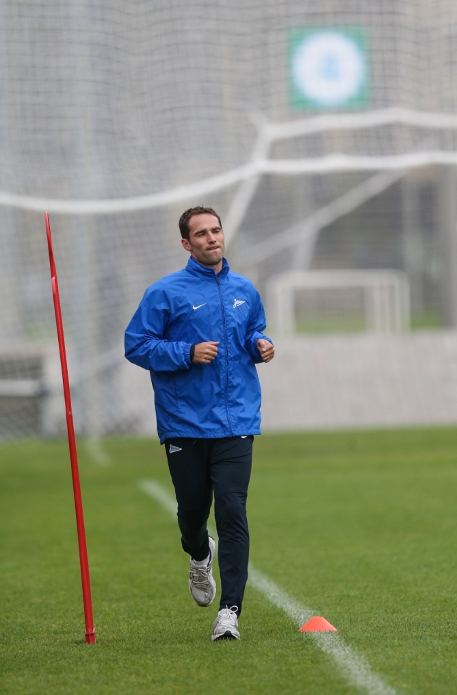 Тренировка «Зенита» перед матчем «Зенит» — «Спартак»