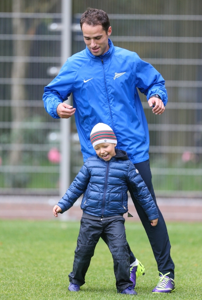 Тренировка «Зенита» перед матчем «Зенит» — «Спартак»