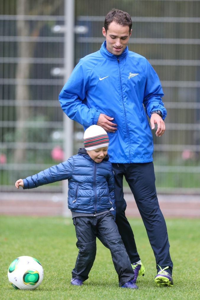 Тренировка «Зенита» перед матчем «Зенит» — «Спартак»