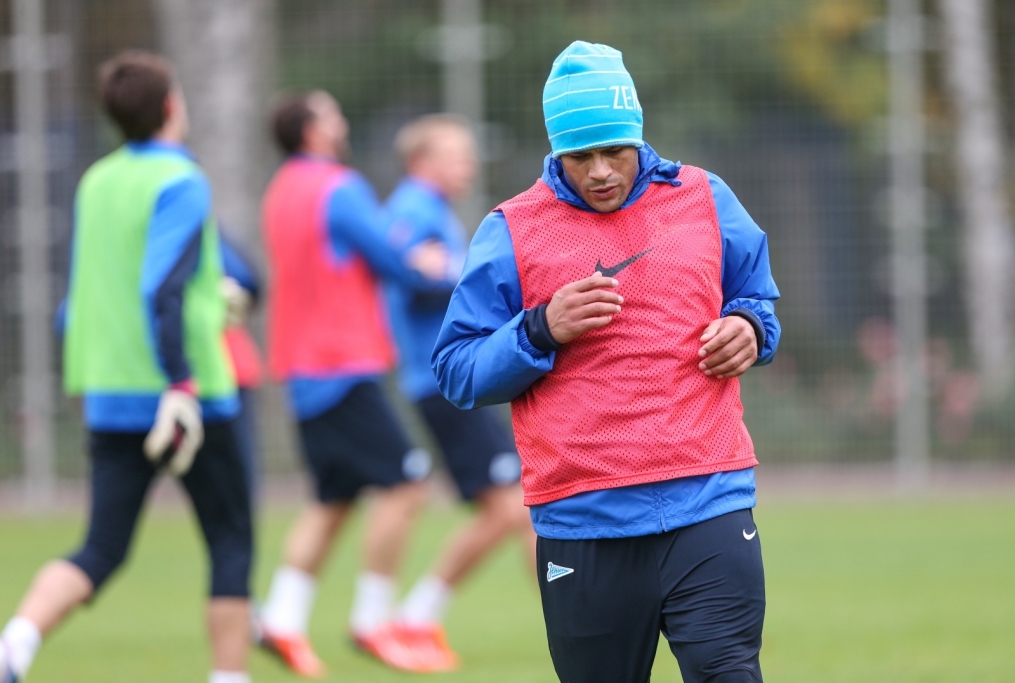 Тренировка «Зенита» перед матчем «Зенит» — «Спартак»