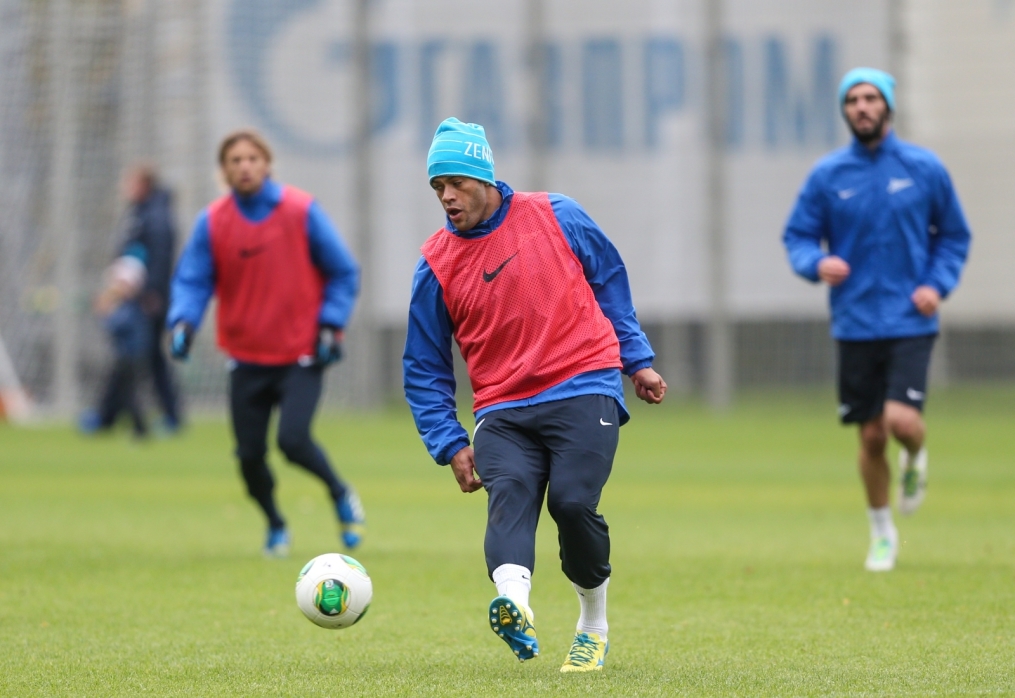 Тренировка «Зенита» перед матчем «Зенит» — «Спартак»