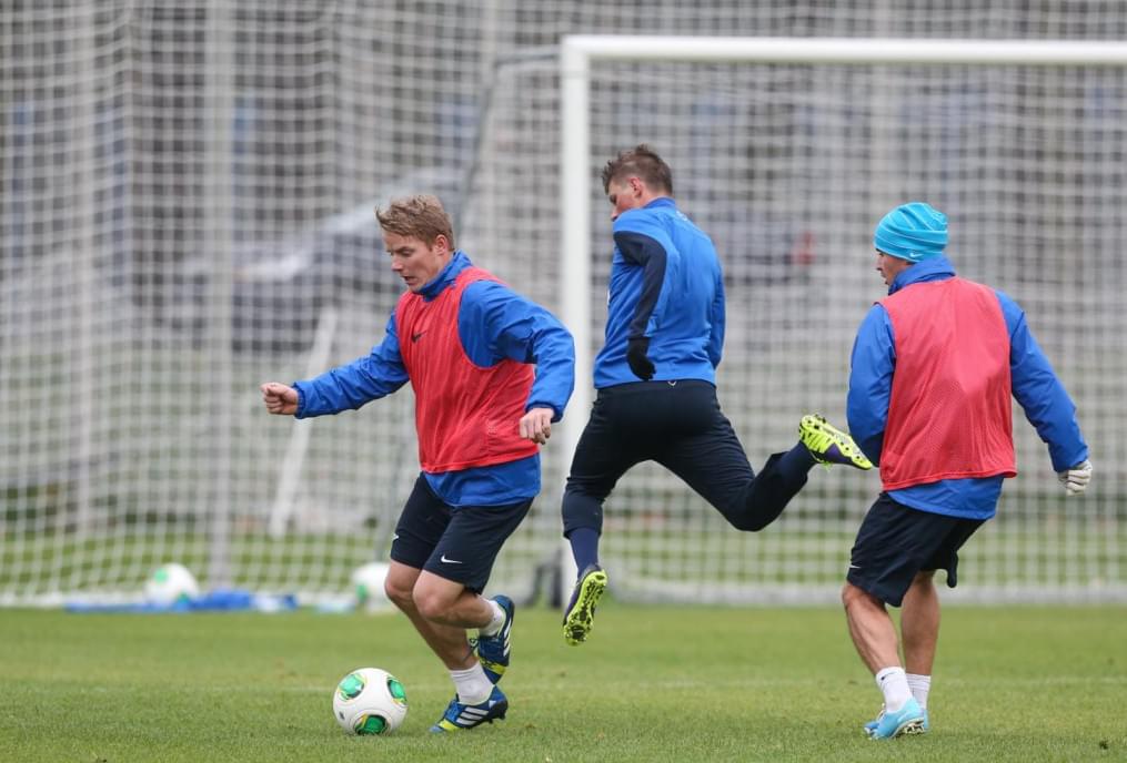 Тренировка «Зенита» перед матчем «Зенит» — «Спартак»