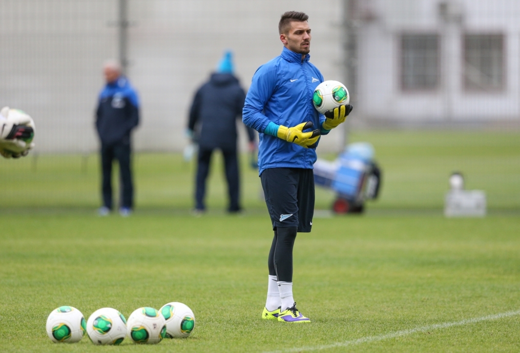 Тренировка «Зенита» перед матчем «Зенит» — «Спартак»