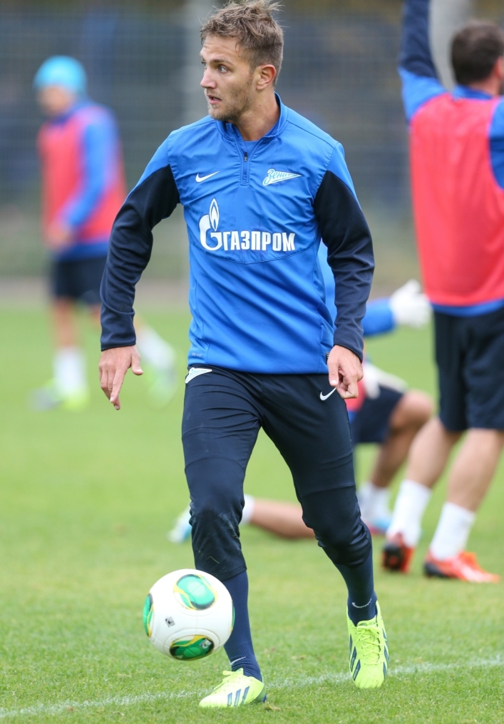 Тренировка «Зенита» перед матчем «Зенит» — «Спартак»
