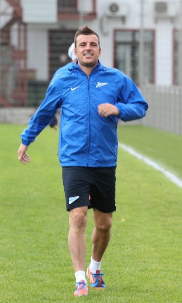 Тренировка «Зенита» перед матчем «Зенит» — «Спартак»