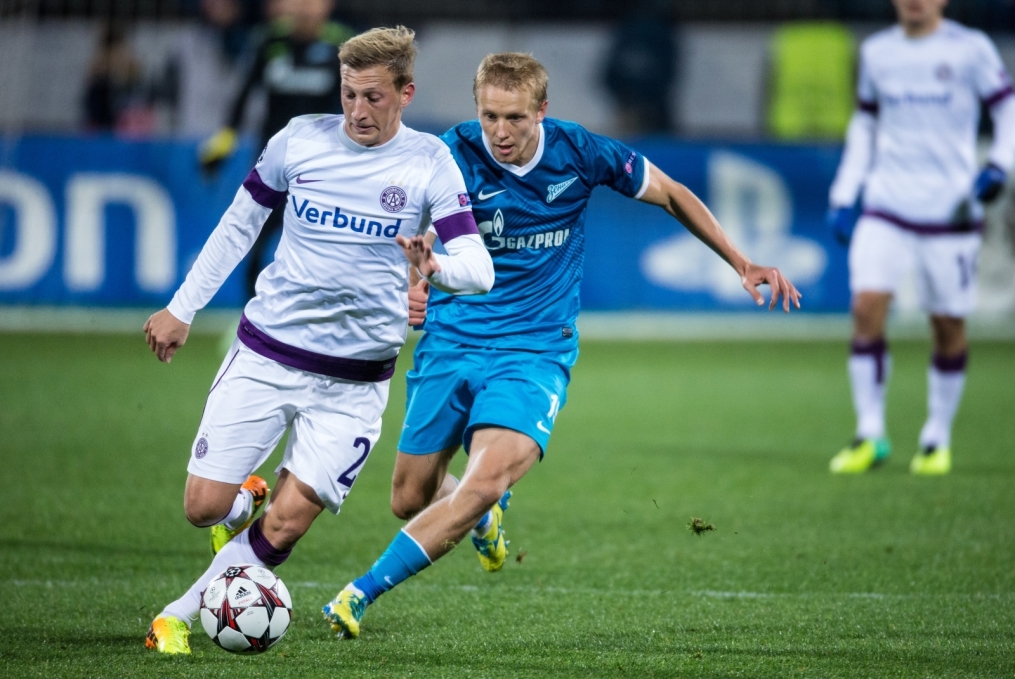 Матч Лиги чемпионов УЕФА 2013/2014, «Зенит» — «Аустрия»