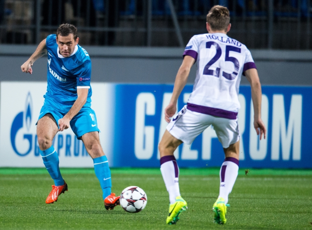 Матч Лиги чемпионов УЕФА 2013/2014, «Зенит» — «Аустрия»