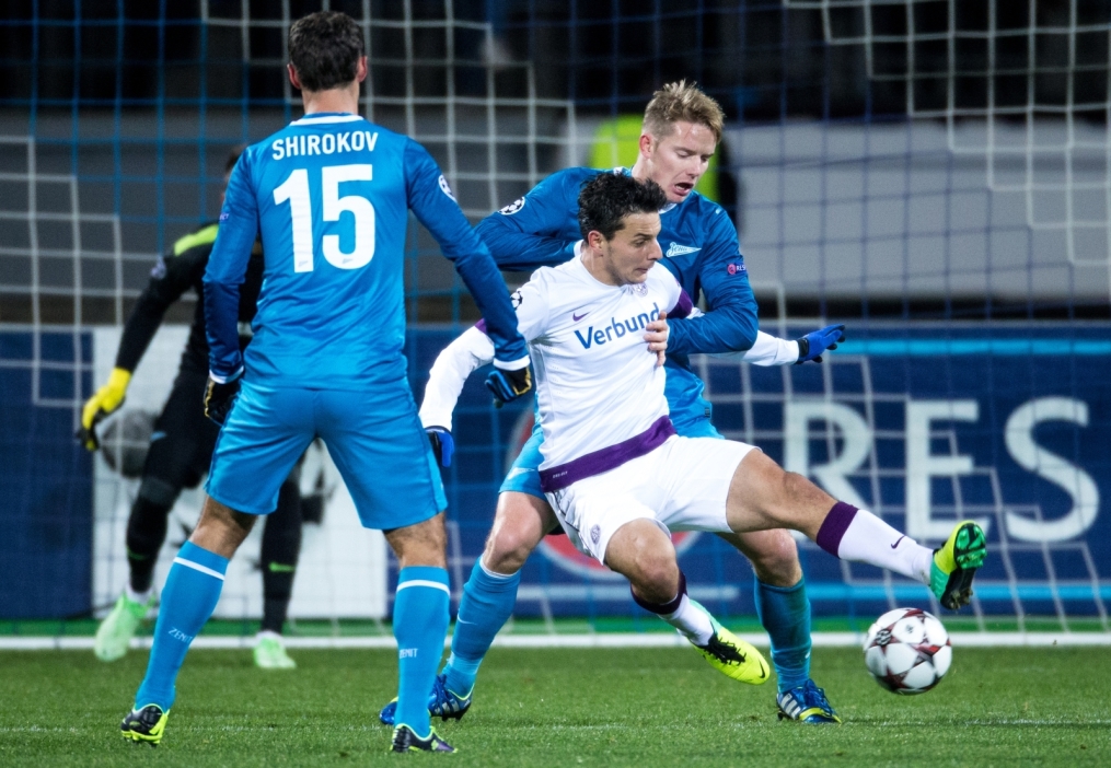 Матч Лиги чемпионов УЕФА 2013/2014, «Зенит» — «Аустрия»