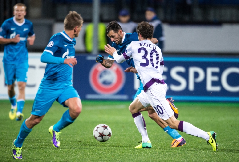 Матч Лиги чемпионов УЕФА 2013/2014, «Зенит» — «Аустрия»