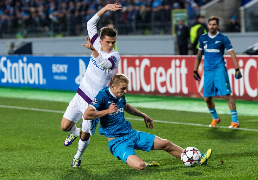 Матч Лиги чемпионов УЕФА 2013/2014, «Зенит» — «Аустрия»