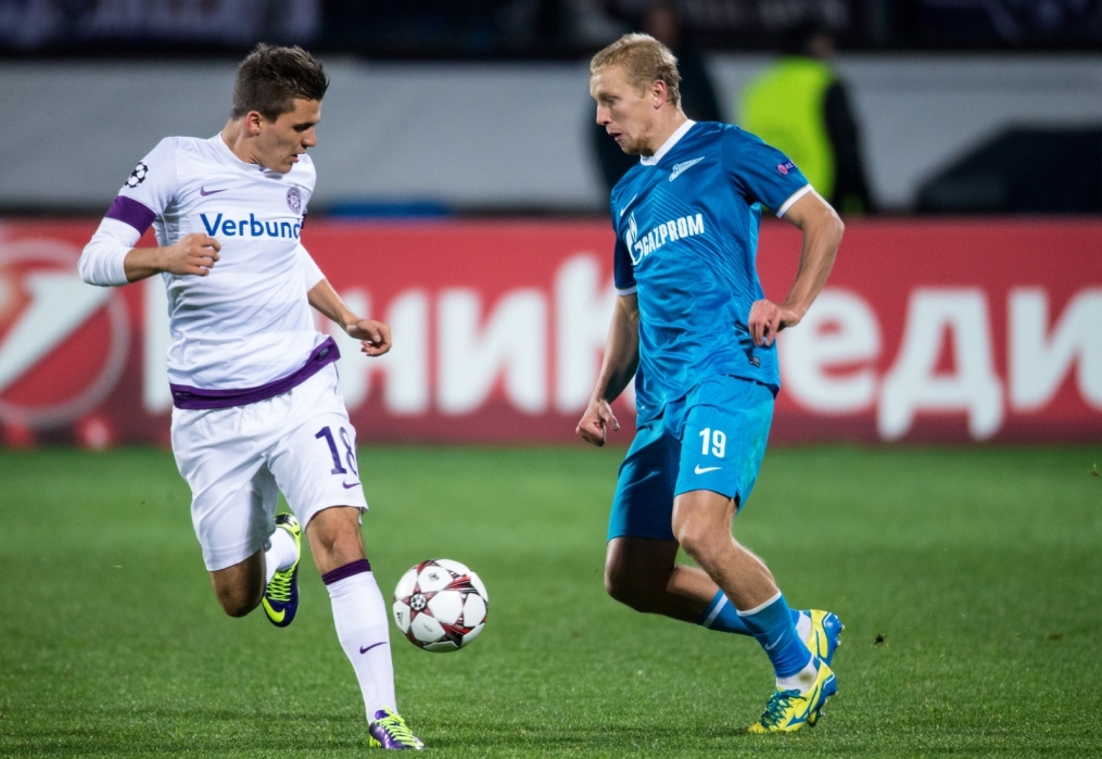 Матч Лиги чемпионов УЕФА 2013/2014, «Зенит» — «Аустрия»