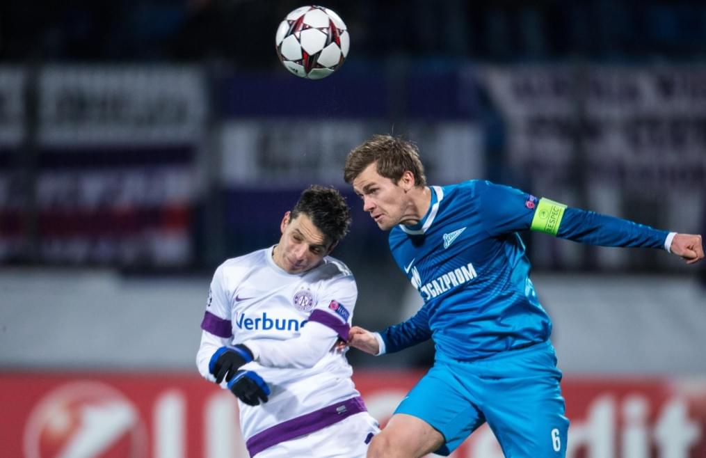 Матч Лиги чемпионов УЕФА 2013/2014, «Зенит» — «Аустрия»