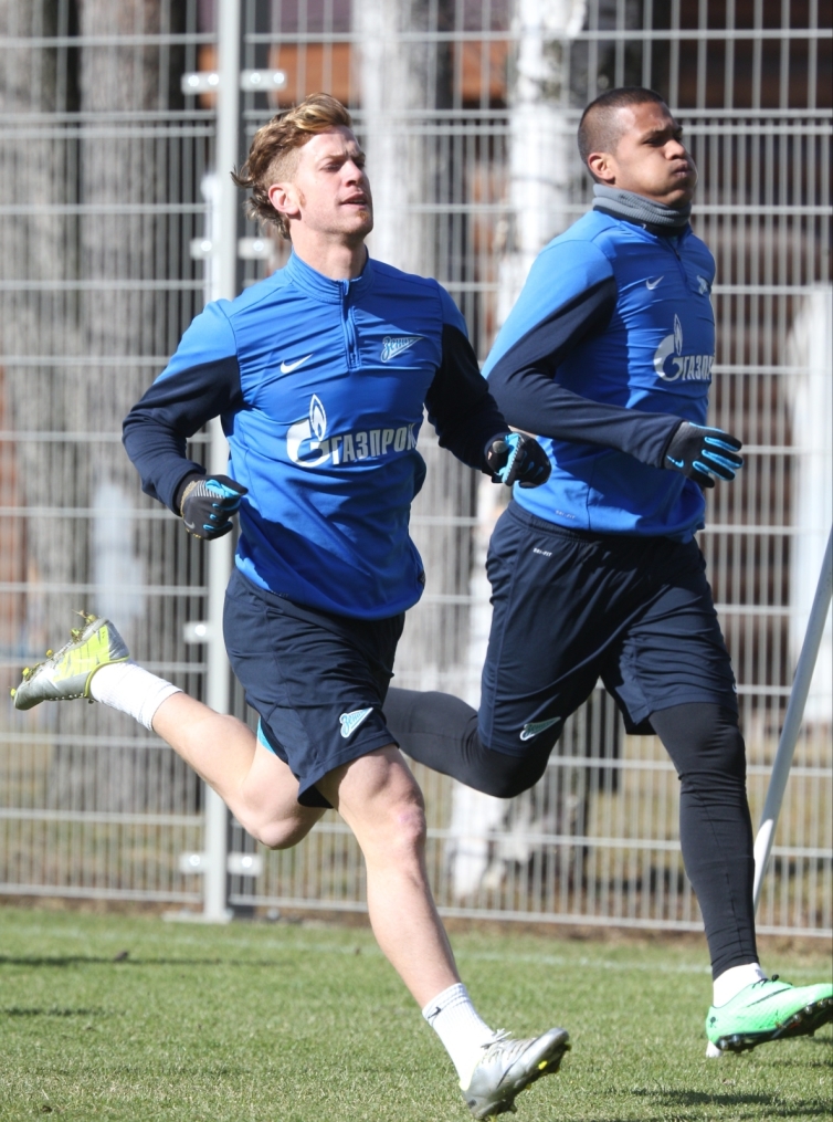 Открытая тренировка «Зенита» перед матчем с «Рубином»