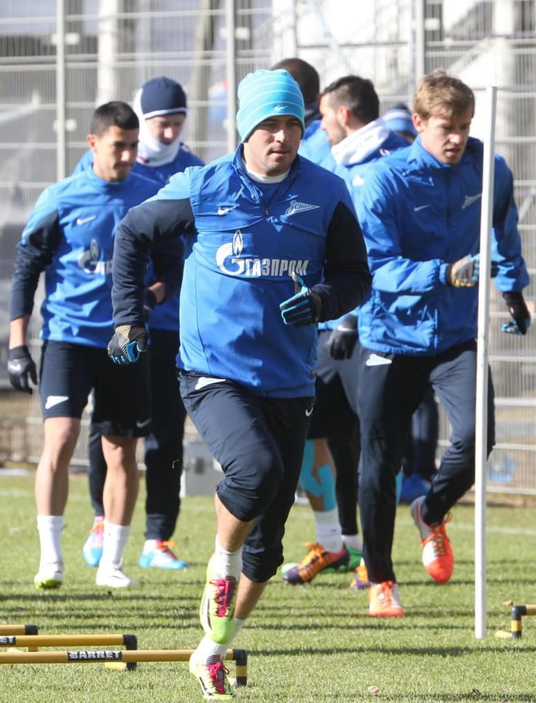Открытая тренировка «Зенита» перед матчем с «Рубином»