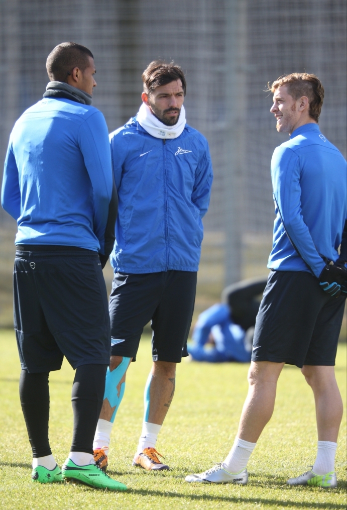 Открытая тренировка «Зенита» перед матчем с «Рубином»