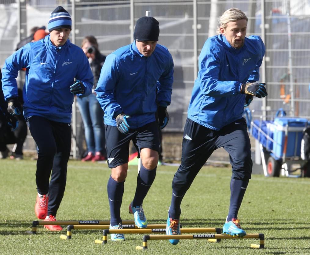 Открытая тренировка «Зенита» перед матчем с «Рубином»