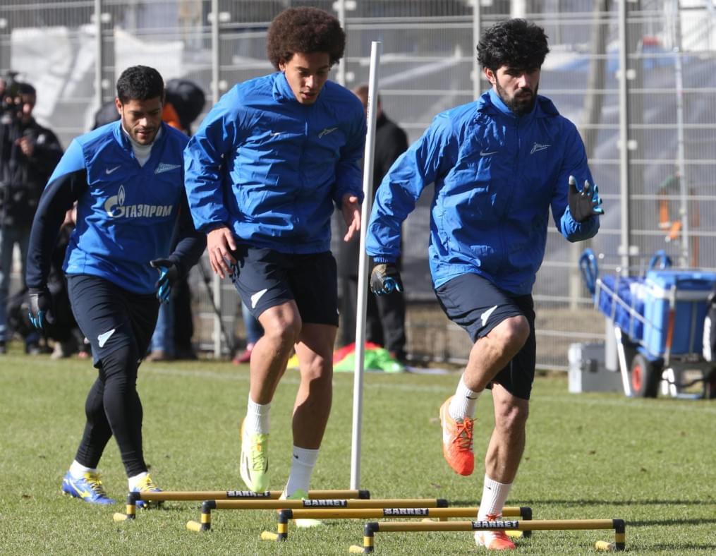 Открытая тренировка «Зенита» перед матчем с «Рубином»