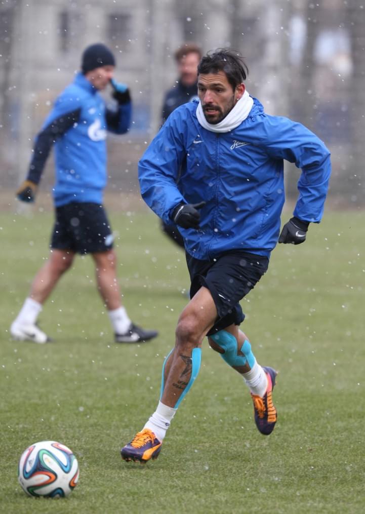 Открытая тренировка «Зенита» перед матчем с «Рубином»