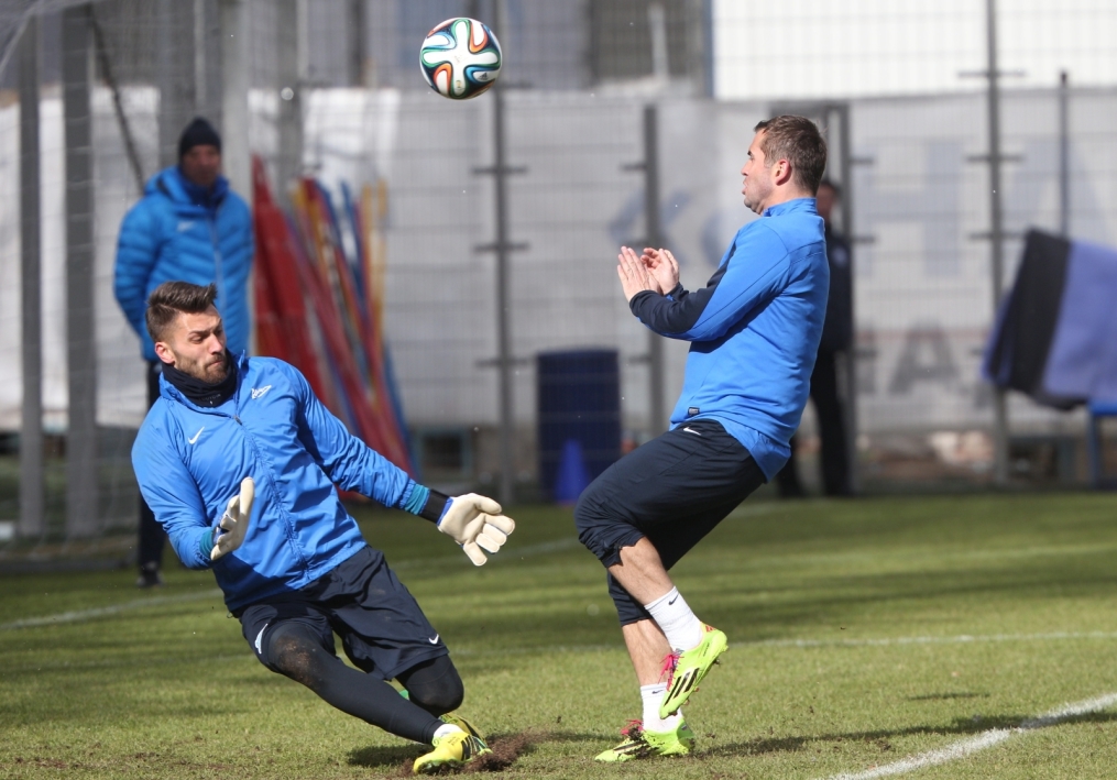 Открытая тренировка «Зенита» перед матчем с «Рубином»