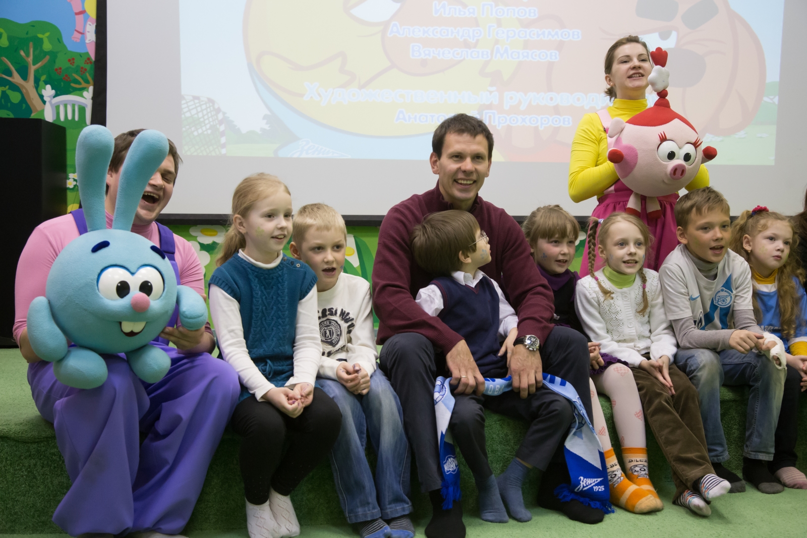 Константин Зырянов побывал в гостях у «Смешариков»