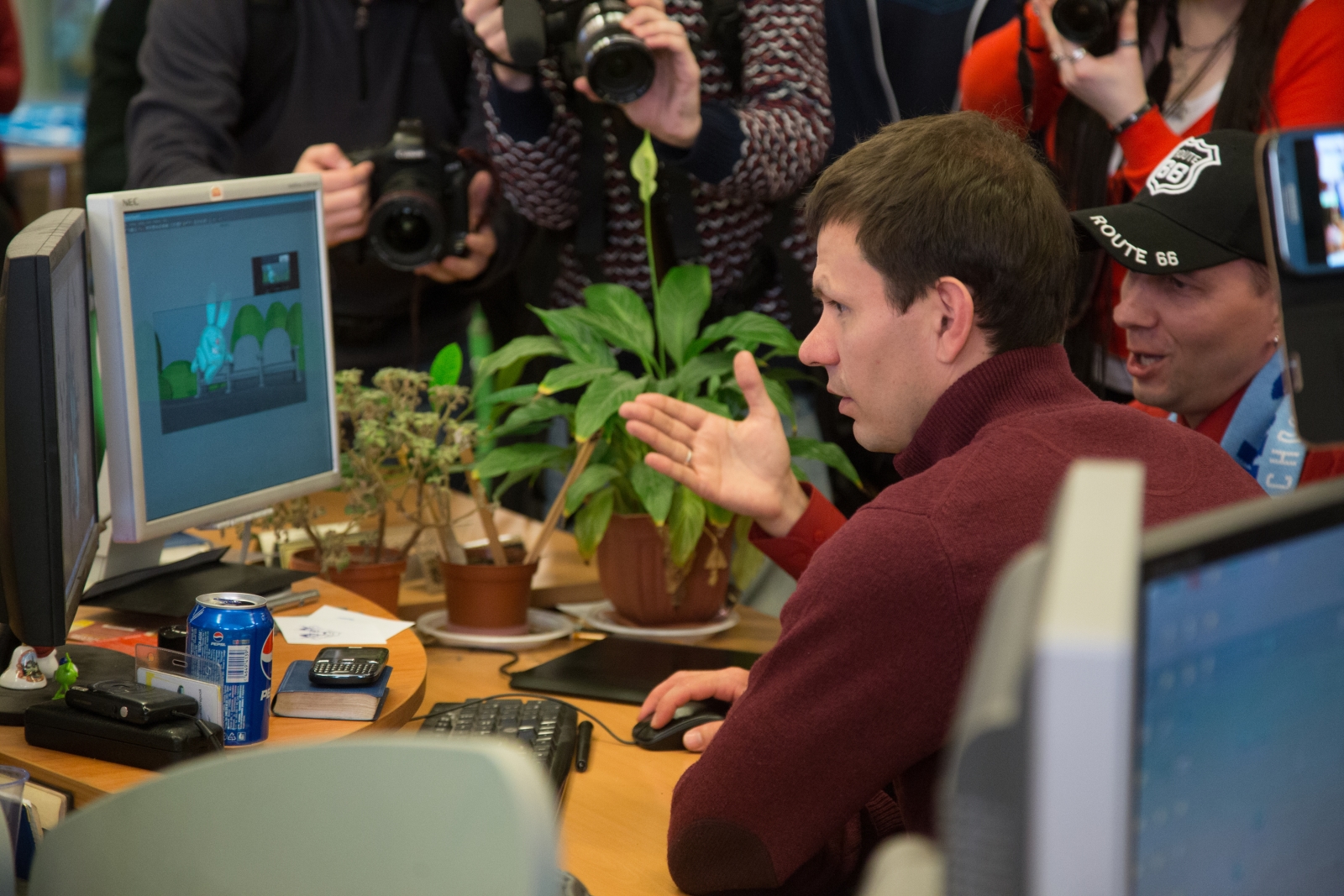 Константин Зырянов побывал в гостях у «Смешариков»