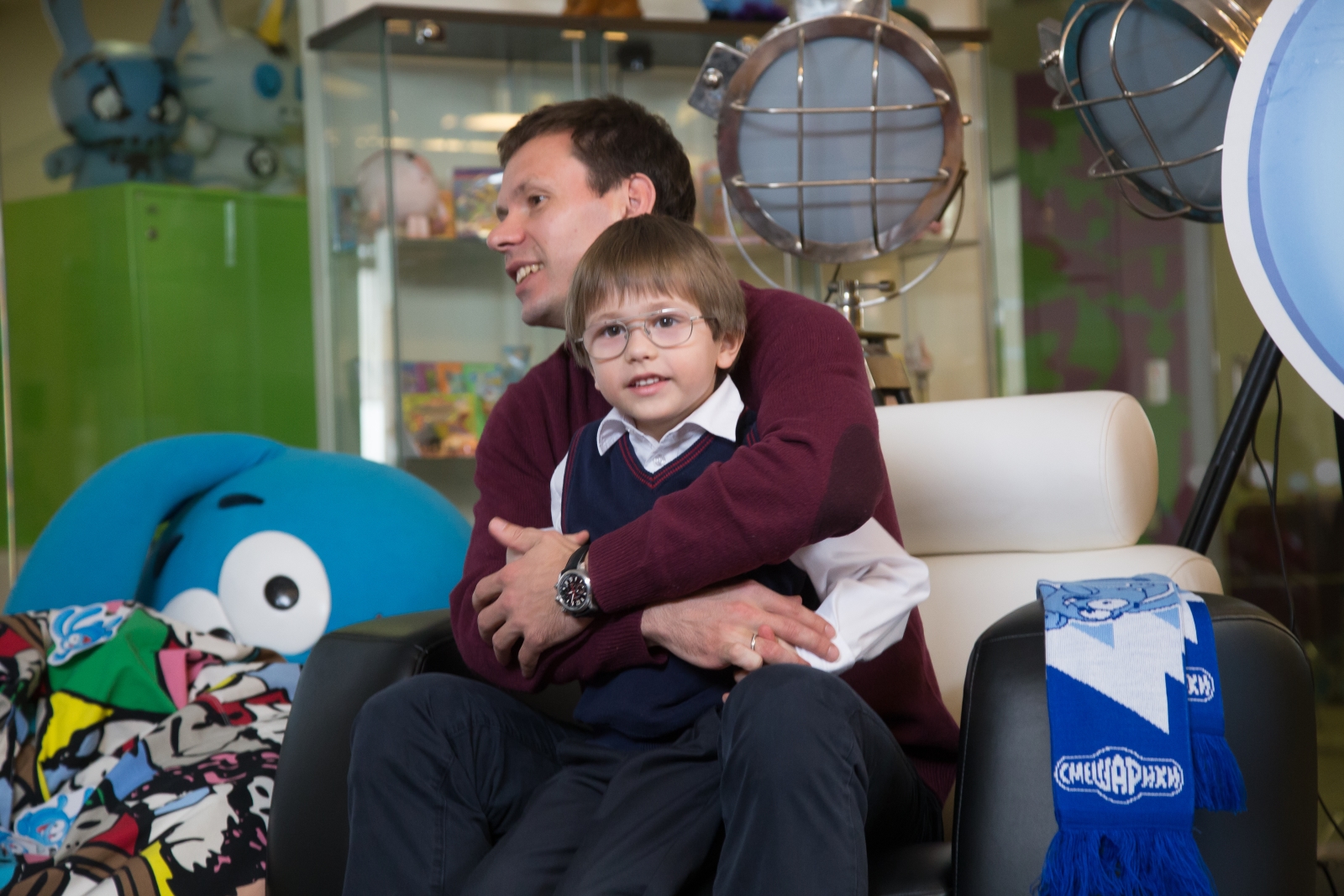 Константин Зырянов побывал в гостях у «Смешариков»