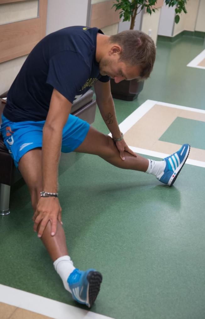 Медосмотр футболистов основного состава ФК «Зенит»