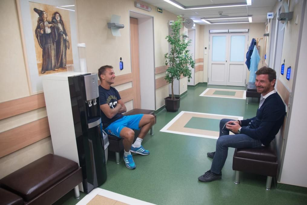 Медосмотр футболистов основного состава ФК «Зенит»