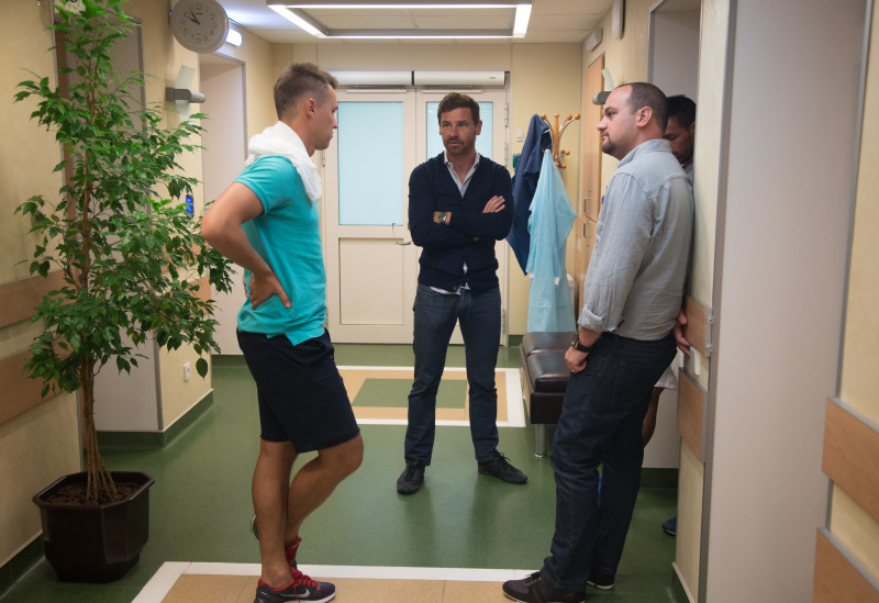 Медосмотр футболистов основного состава ФК «Зенит»