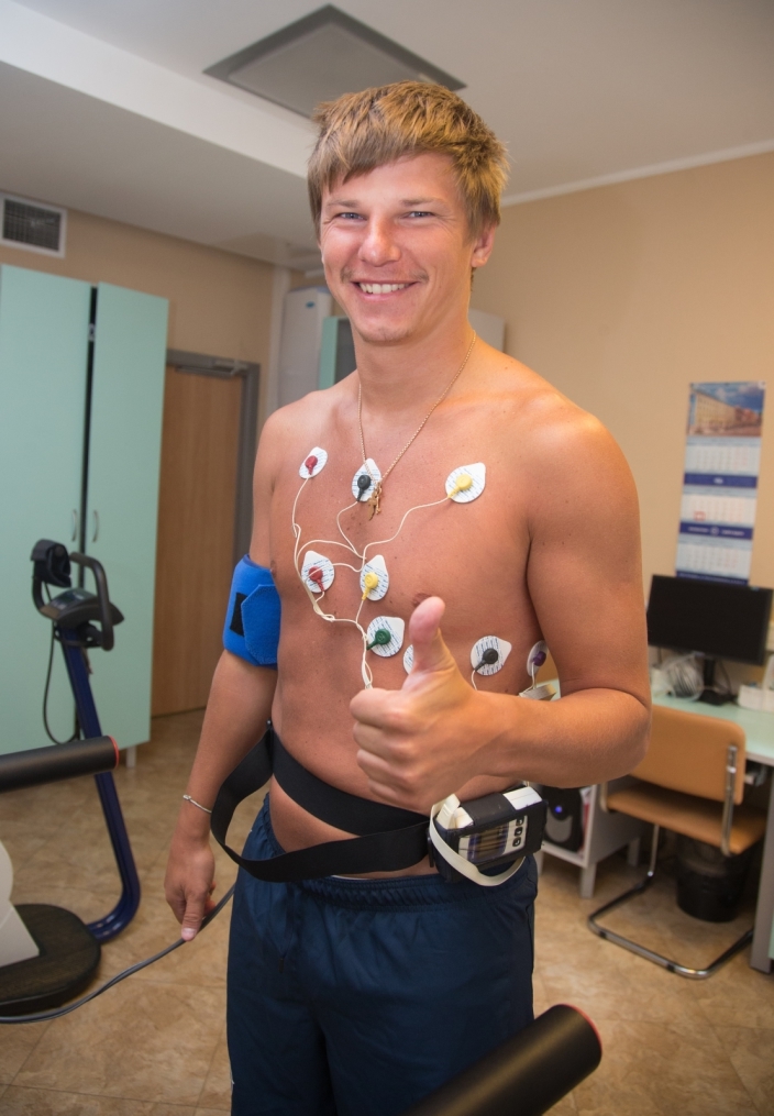 Медосмотр футболистов основного состава ФК «Зенит»