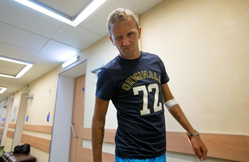 Медосмотр футболистов основного состава ФК «Зенит»