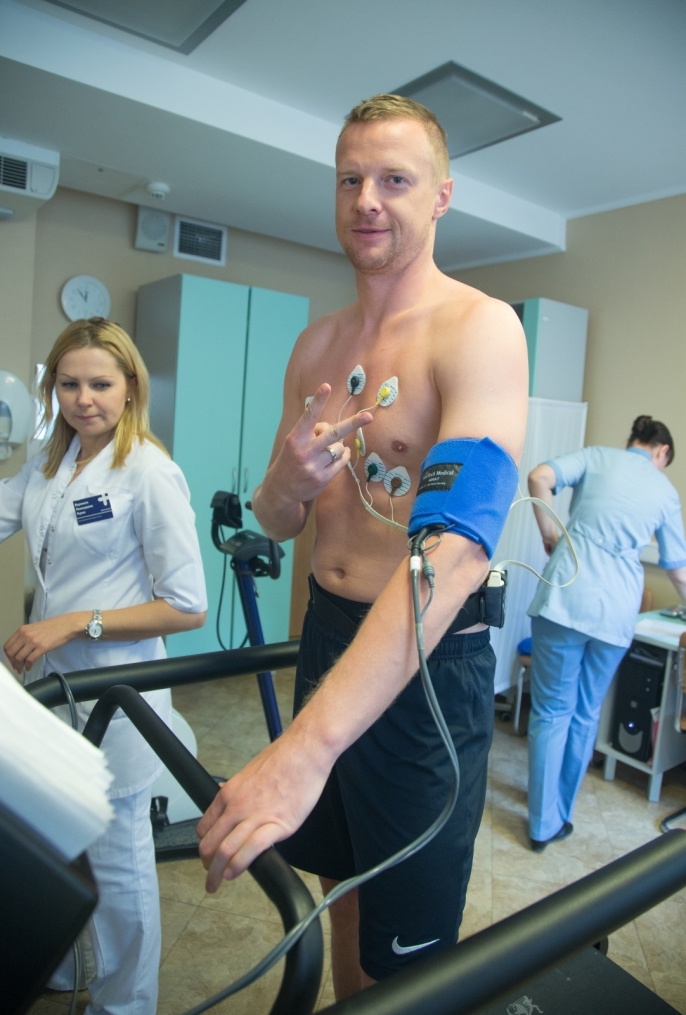 Медосмотр футболистов основного состава ФК «Зенит»