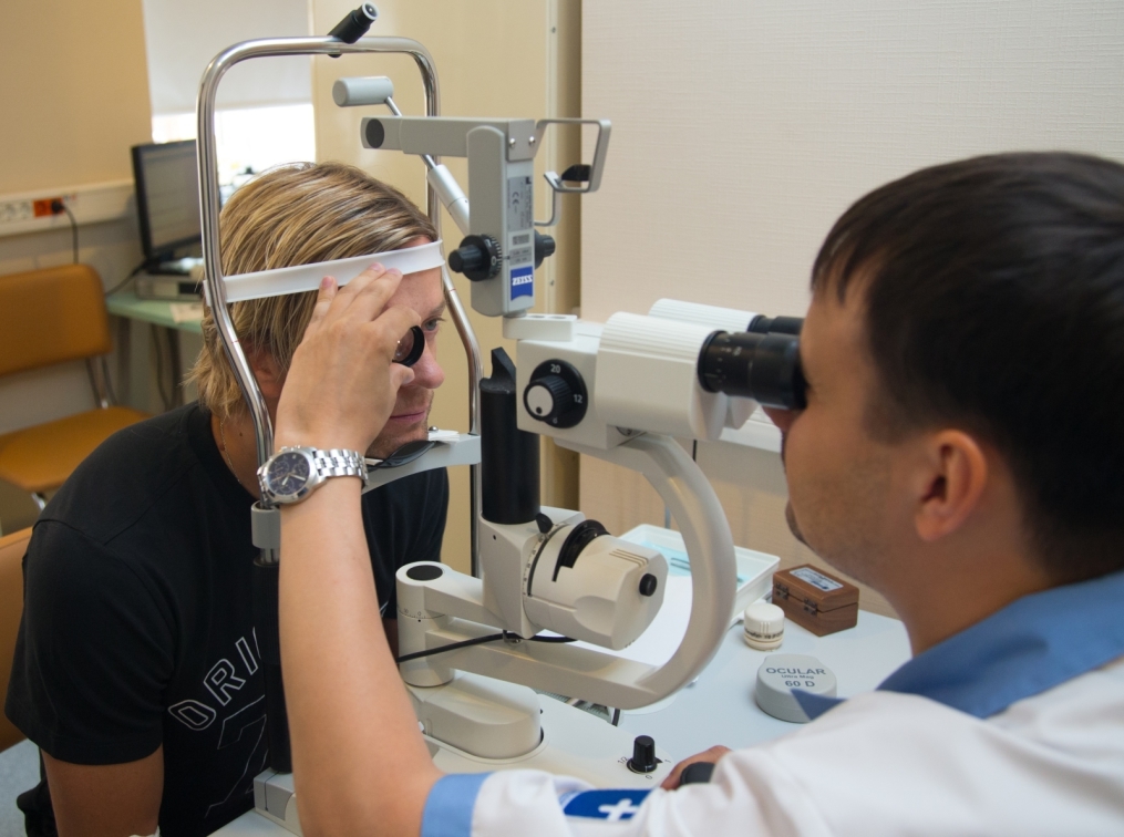 Медосмотр футболистов основного состава ФК «Зенит»