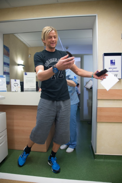 Медосмотр футболистов основного состава ФК «Зенит»