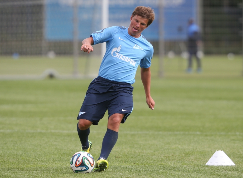 Первая тренировка «Зенита»